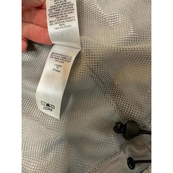 Cabelas 4 Most Repel Rain Windbreaker Womens L Hood Packable Nylon Mesh Gorp - Picture 7 of 7